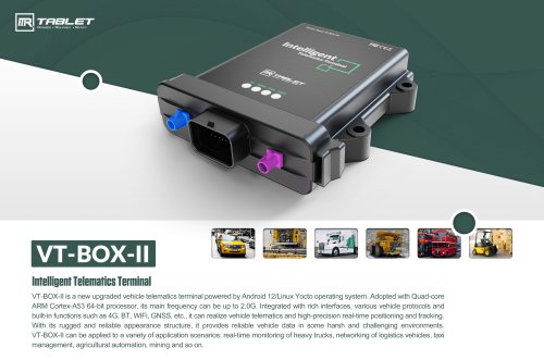 3Rtablet Android 12/Linux Yocto Rugged Telematics Box VT-BOX-II