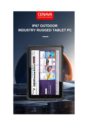 10.1 inch Windows Rugged Tablet S10PRO-J4205