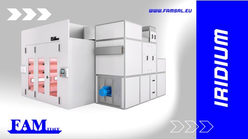 PAINTING/DRYING  BOOTH WITH INFRARED  LAMPS