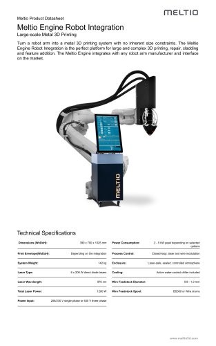 Meltio Engine Robot Integration