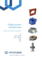 Cable current transformers