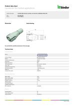 Connectors for medical applications