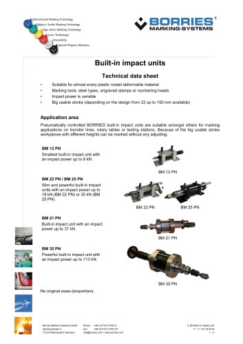 Built-in impact units