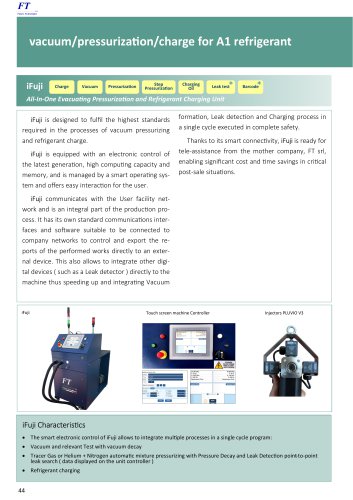 vacuum/pressurizaƟon/charge for A1 refrigerant