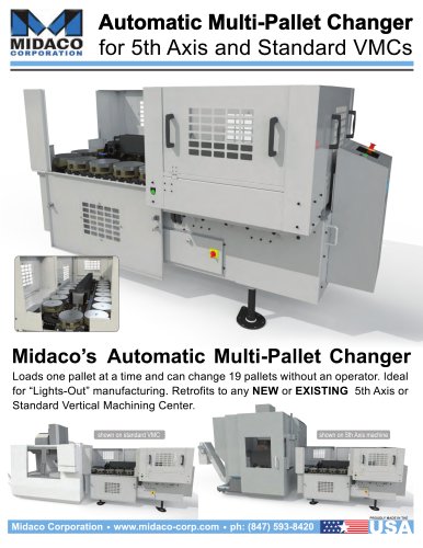 Automatic Multi-Pallet Changer for 5-Axis