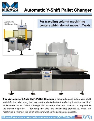 Automatic Y-Shift Pallet Changer