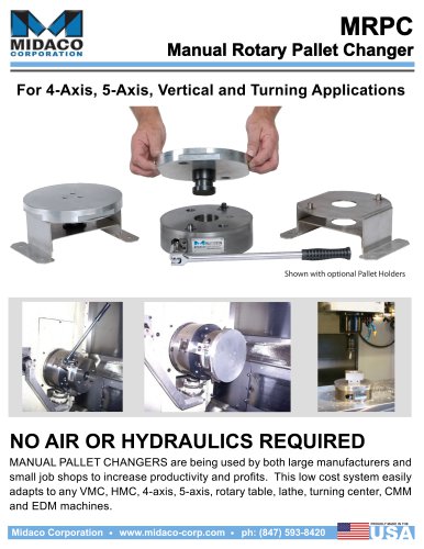 Manual Rotary Pallet Changer - MRPC