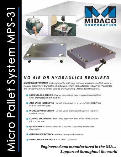 Micro Pallet Changer MPS-31