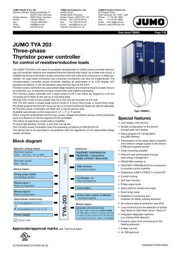 JUMO TYA 203