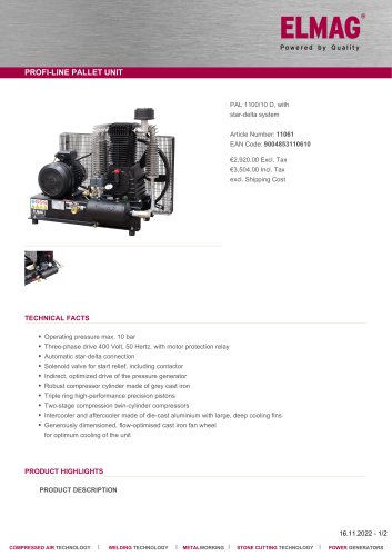 PROFI-LINE PALLET UNIT