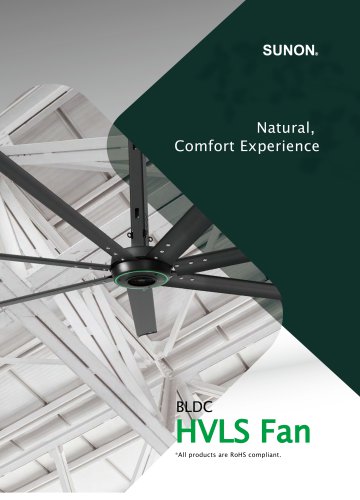 Ventilateur de plafond HVLS series 10