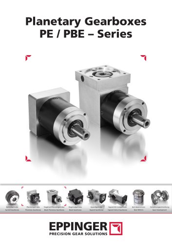 Planetary Gearboxes PE / PBE – Series