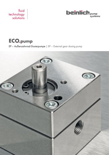 ECO.pump External gear pump