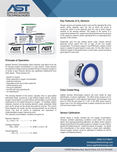 Key Features of O2  Sensors