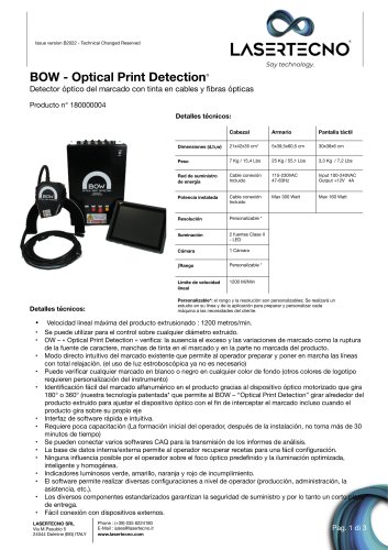 BOW - Optical Print Detecion