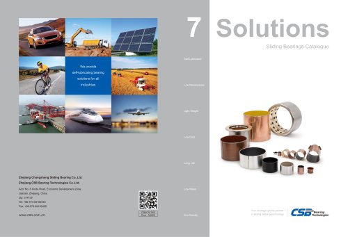 Sliding Bearings Catalogue