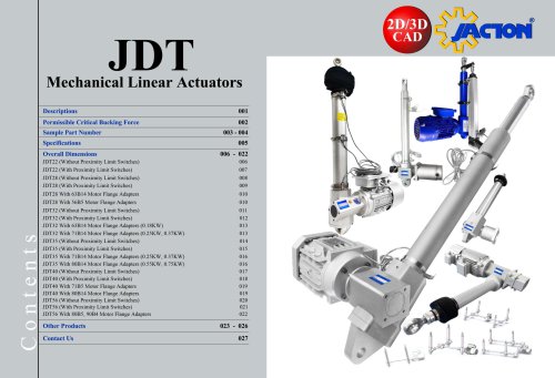 JDT Electromechanical Linear Actuators