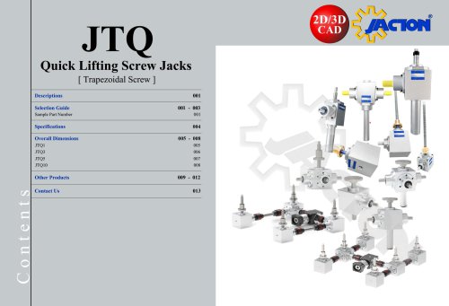 JTQ Cubic Bevel Gear Machine Screw Jack