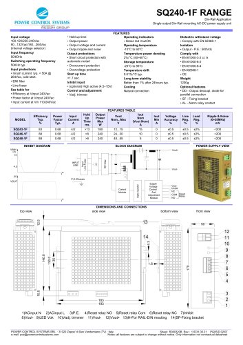 SQ240-1F RANGE