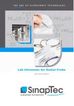 Ultrasonic sonicator Lab for radial probe