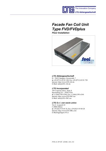 Facade fancoil unit FVD