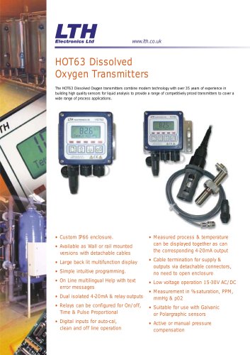   HOT63    Dissolved Oxygen Transmitter