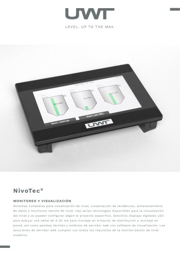 NivoTec® NT 4000 / NT 3500 - NT 9000 - Visualización