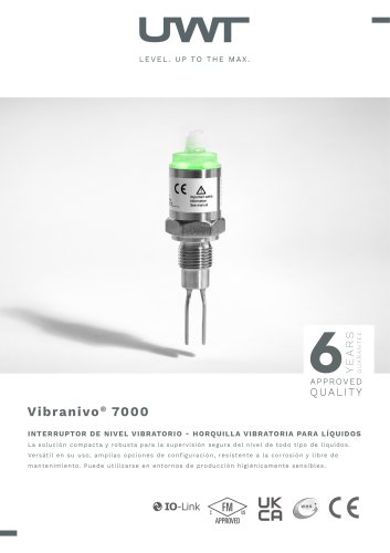 Vibranivo® VN 7000 - HORQUILLA VIBRATORIA PARA LÍQUIDOS