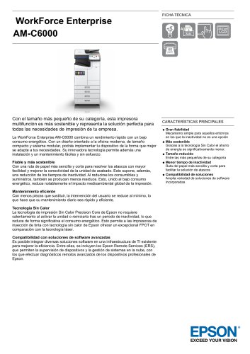 WorkForce®  Enterprise AM-C6000