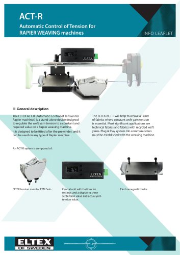 ACT-R, weft tension control.