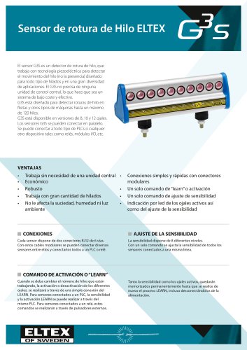 Sensor de rotura de Hilo ELTEX