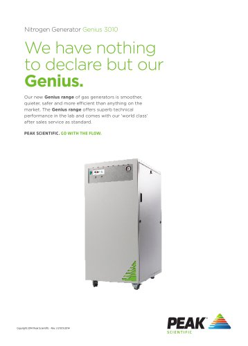 Nitrogen Generator Genius 3010 for LCMS