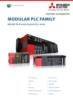 Mitsubishi Electric Modular PLC Family, MELSEC iQ-R series/System Q/L series