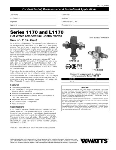 Series 1170 and L1170