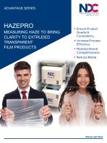 HAZEPRO - MEASURING HAZE TO BRING CLARITY TO EXTRUDED TRANSPARENT FILM PRODUCTS