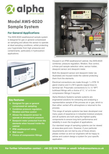 Model AWS-6020 Sample System