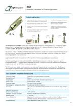 PDT Dew point Transmitter Data sheet -40+30°Cdp