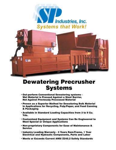 Wet Waste Precrusher