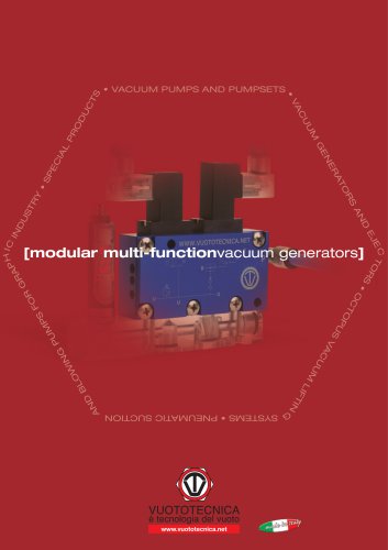 Modular multi-function vacuum generators GVMM