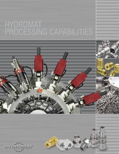 HYDROMAT PROCESSING CAPABILITIES