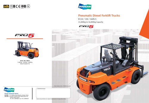 Pneumatic Diesel Forklift Trucks