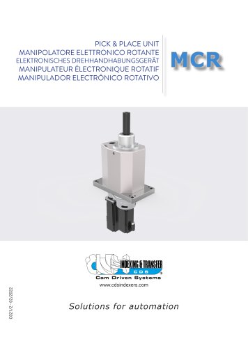 MCR manipulador electrónico rotativo