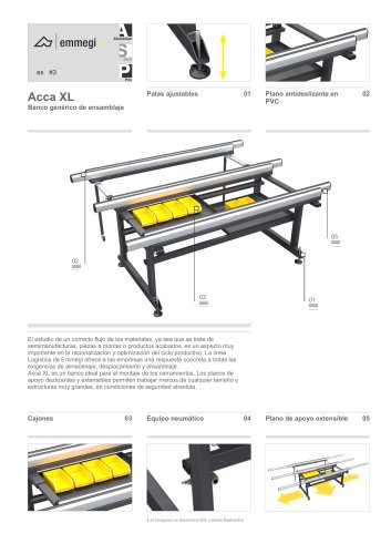 Acca XL Banco genérico de ensamblaje