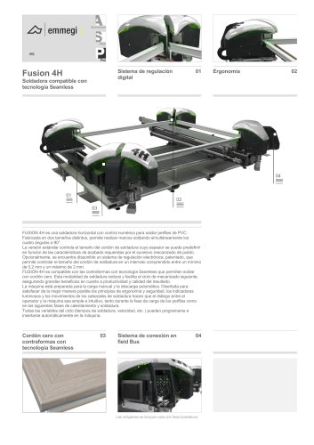 Fusion 4H Soldadora compatible con tecnología Seamless