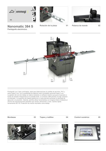 Nanomatic 384 S Pantógrafo electrónico