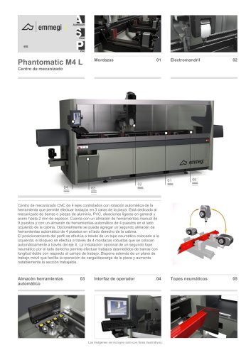 Phantomatic M4 L Centro de mecanizado