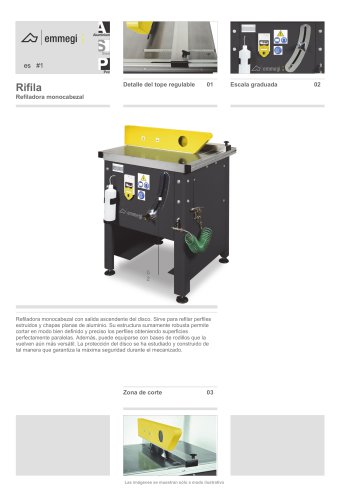 Rifila Refiladora monocabezal