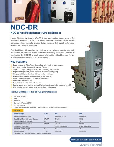 NDC Direct Replacement Circuit Breaker