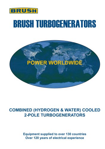 COMBINED (HYDROGEN & WATER) COOLED 2-POLE TURBOGENERATORS