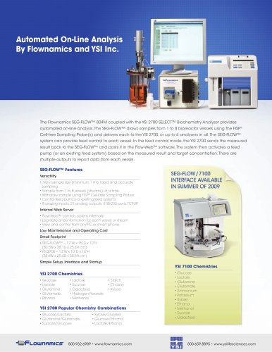 YSI Flownamics SEG-FLOW